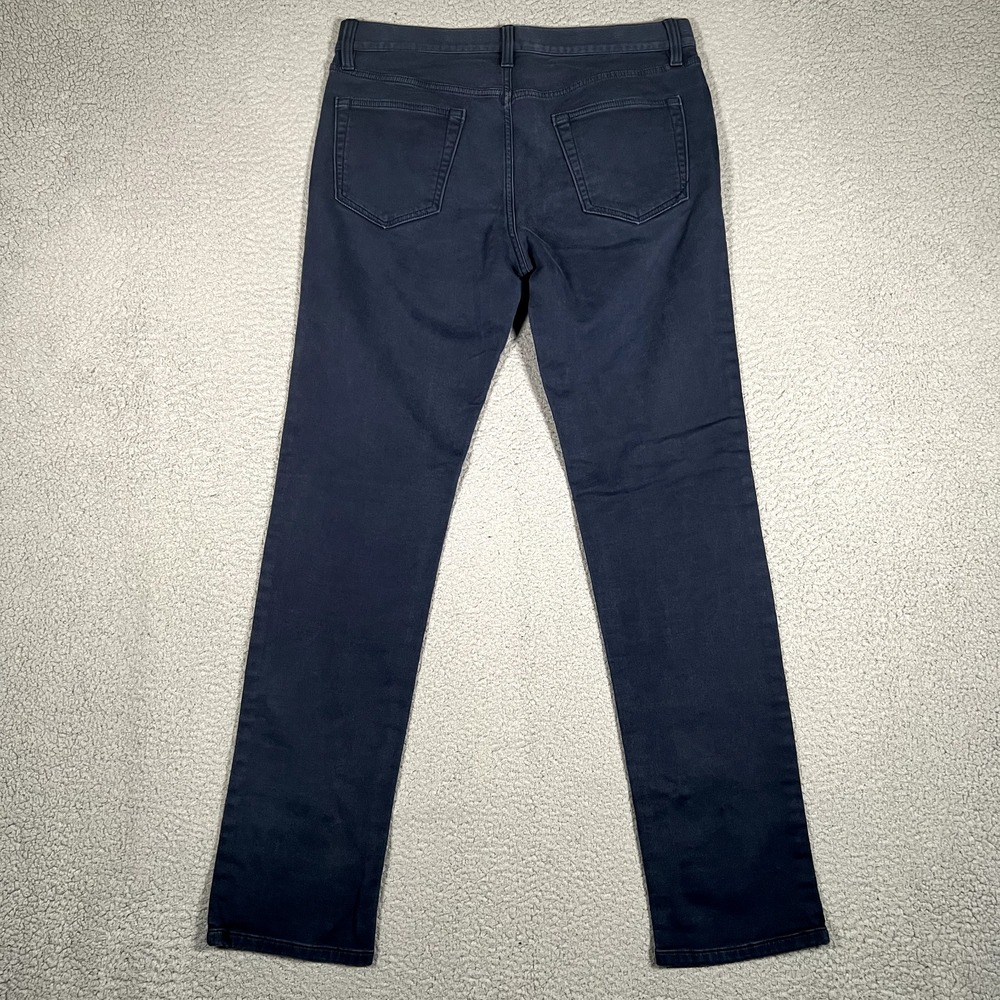 Banana Republic Jeans Mens 33x33 Blue Traveler Slim Straight Casual Preppy Logo - Picture 11 of 11